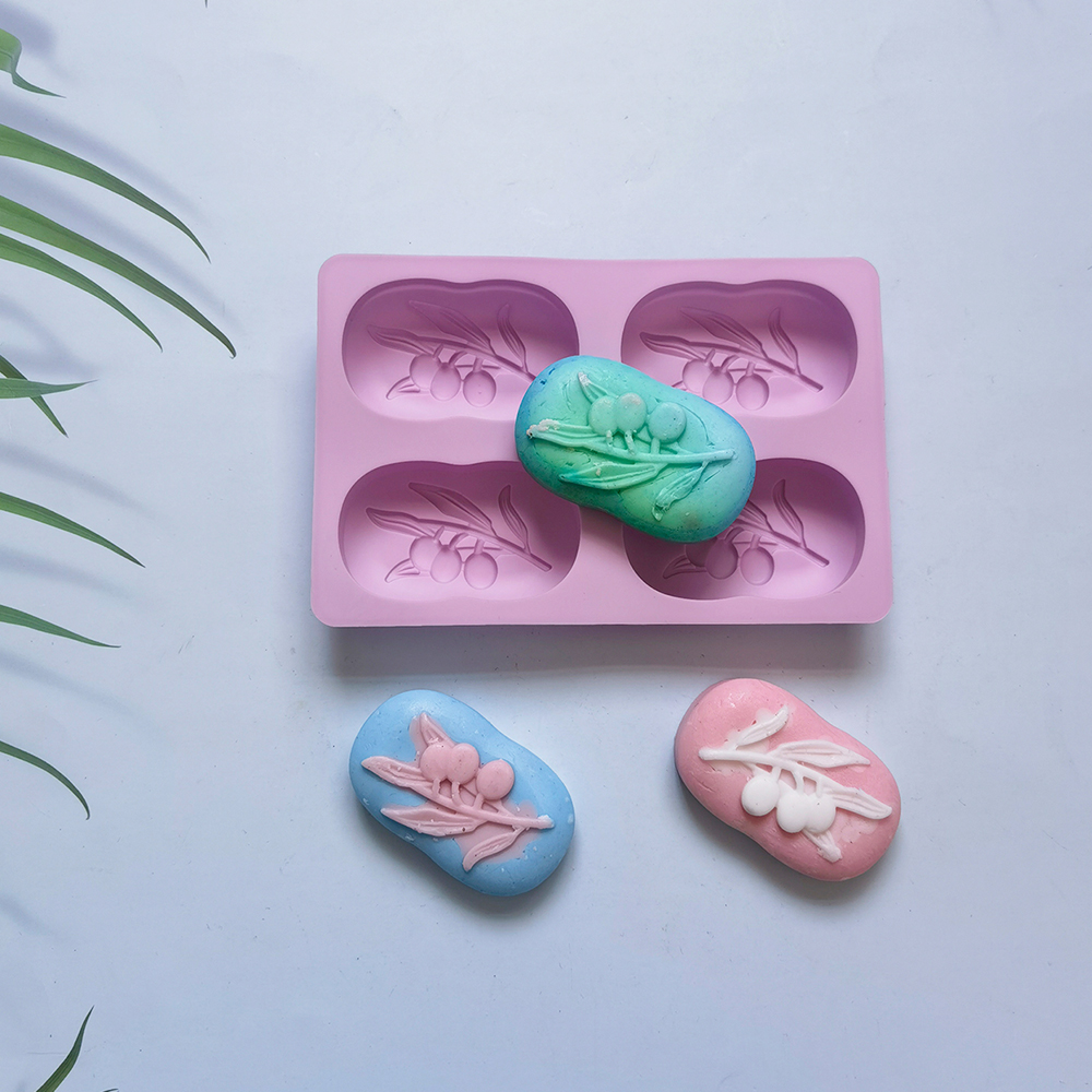 4 Cavities Oval Olive Tree Sil - Soap Making Kit For Beginners บทวิจารณ์และราคา
