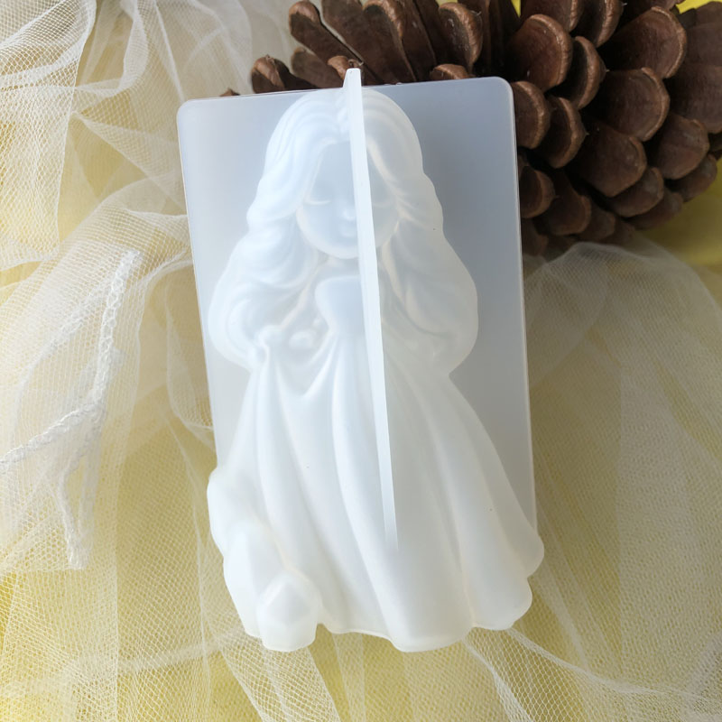3D Cute Princess Silicone Cand - Natural Making Soap บทวิจารณ์และราคา