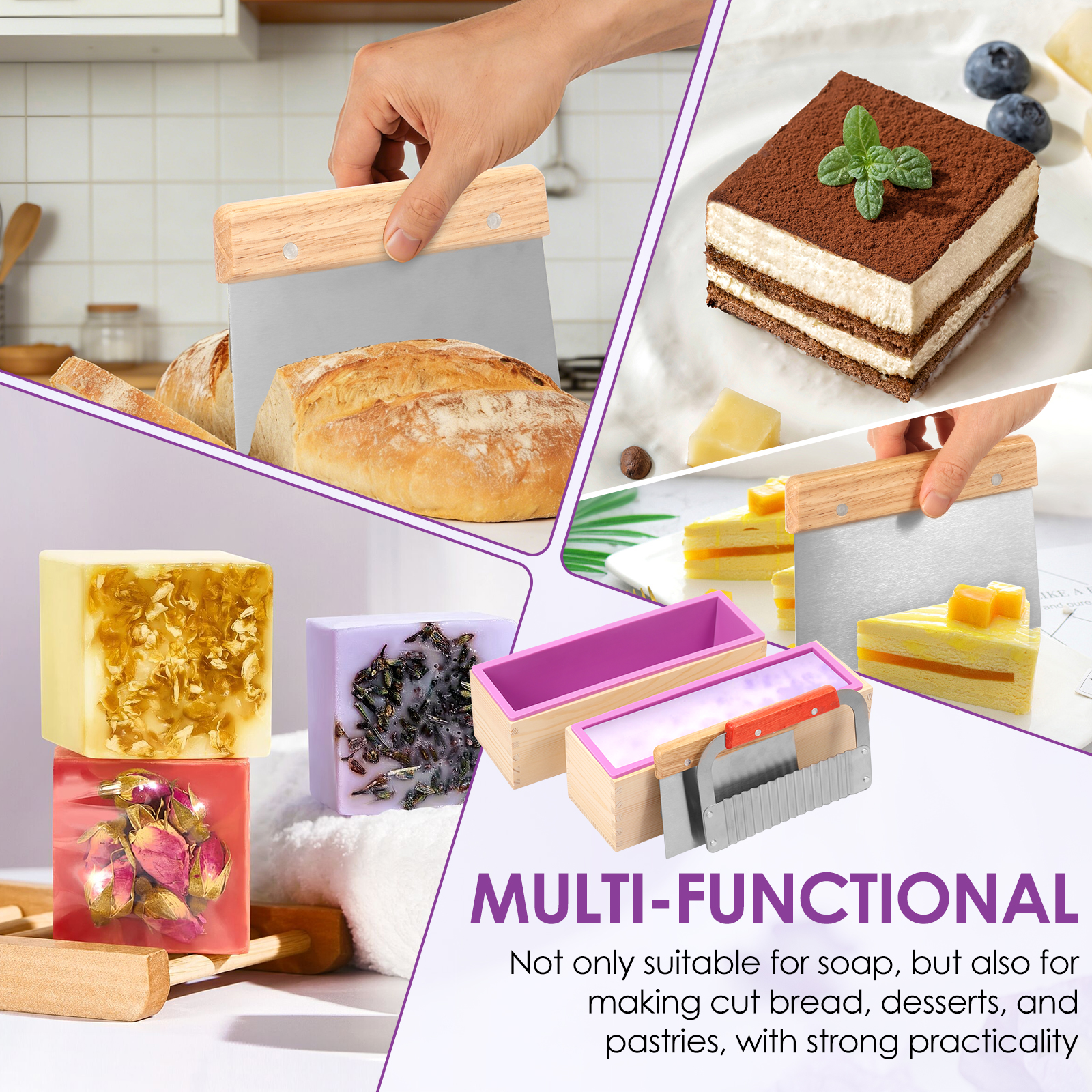 1Set Soap Making Mold Heat Res - Soap Making Kit For Beginners บทวิจารณ์และราคา