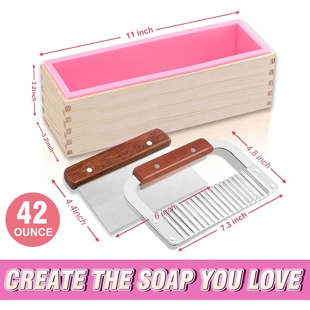 Rectangular Handmade Soap Mold - Soap Making Kit For Beginners บทวิจารณ์และราคา