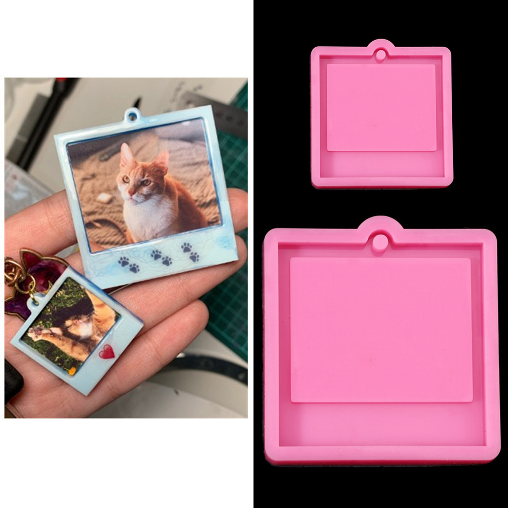 Photo Frame Epoxy Resin Keycha - Natural Making Soap บทวิจารณ์และราคา