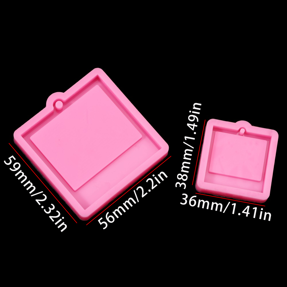 Photo Frame Epoxy Resin Keycha - Natural Making Soap บทวิจารณ์และราคา