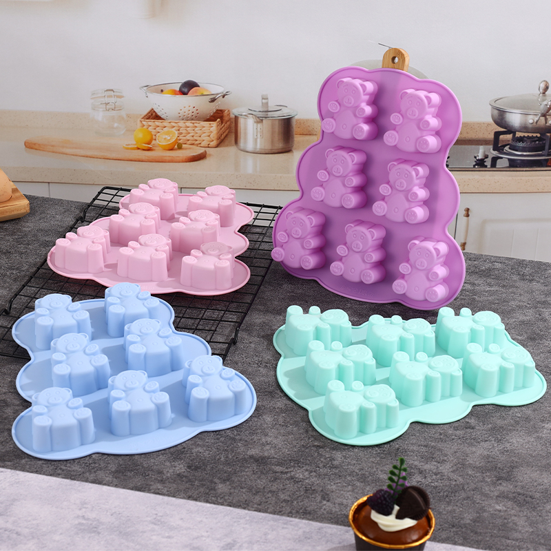 Silicone Gummy Bear Molds,Jell - Soap Making Name บทวิจารณ์และราคา