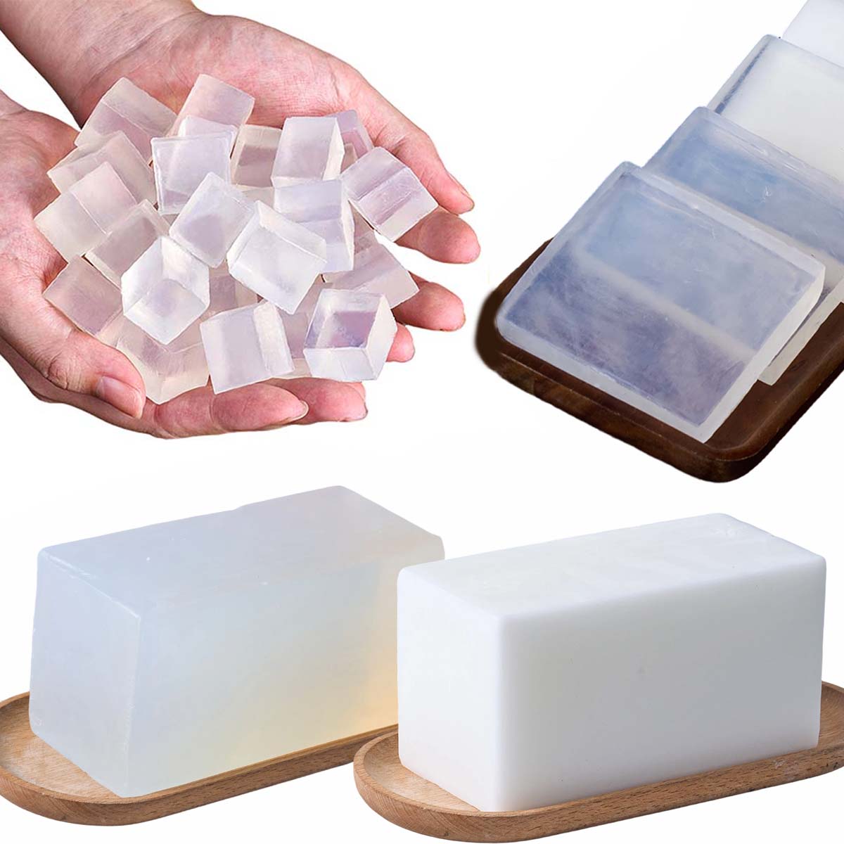 1000g Glycerin Soap Base DIY H - Soap Making Material Wholesale บทวิจารณ์และราคา