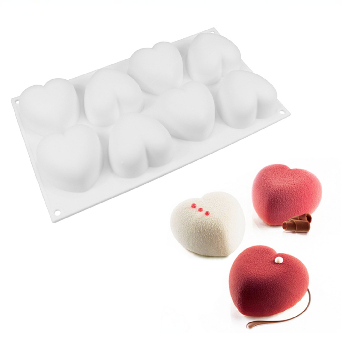 Love Heart Silicone Soap Mold  - Soap Making Kit For Beginners บทวิจารณ์และราคา