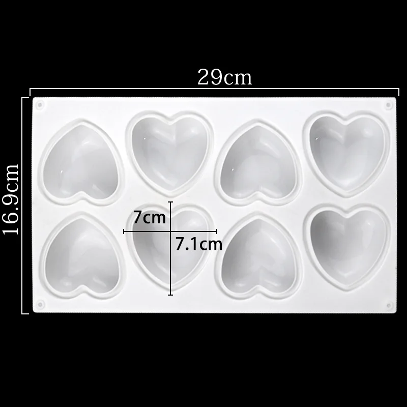 Love Heart Silicone Soap Mold  - Soap Making Kit For Beginners บทวิจารณ์และราคา