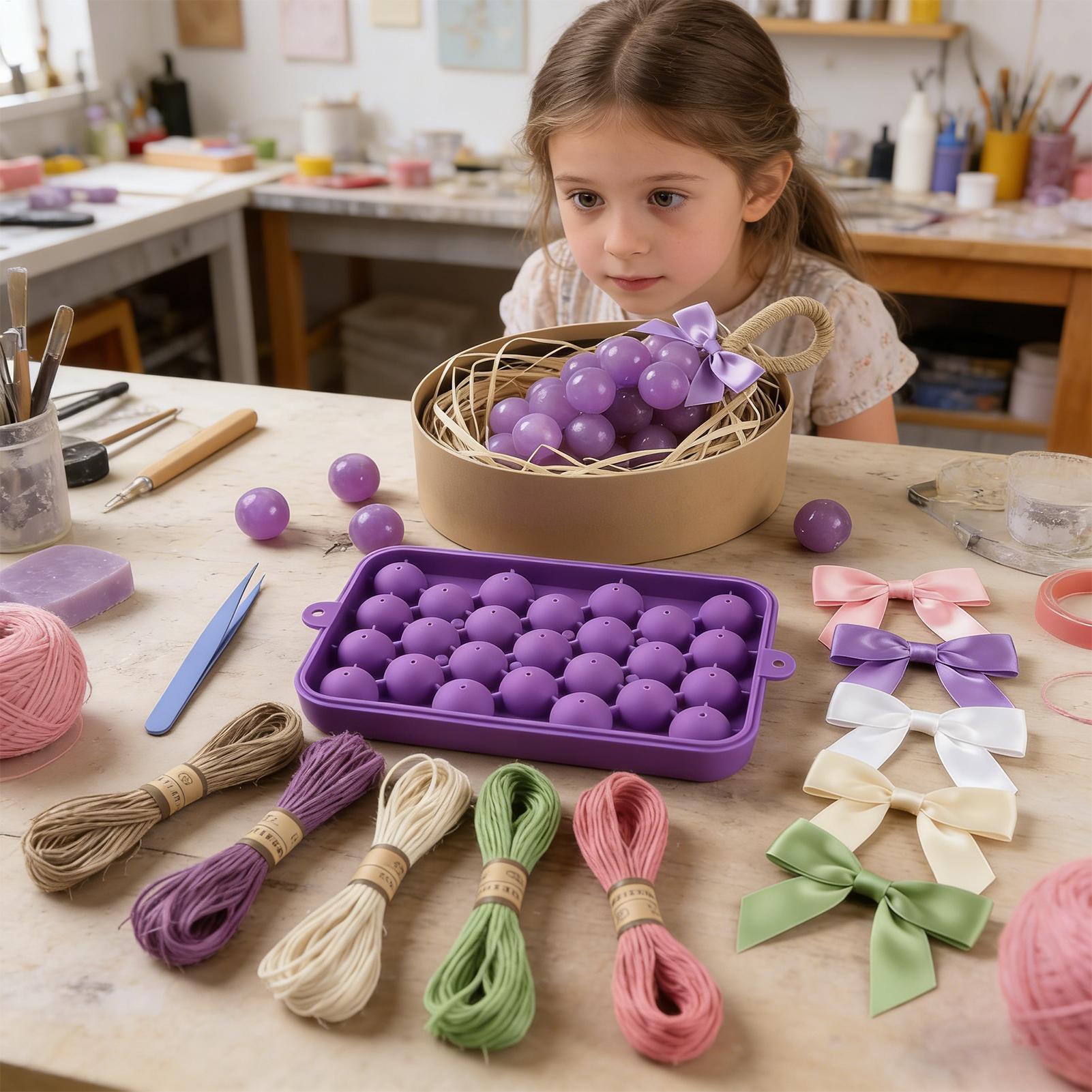 Grape Soap Mold Easy-Release F - Soap Making Kit For Beginners บทวิจารณ์และราคา
