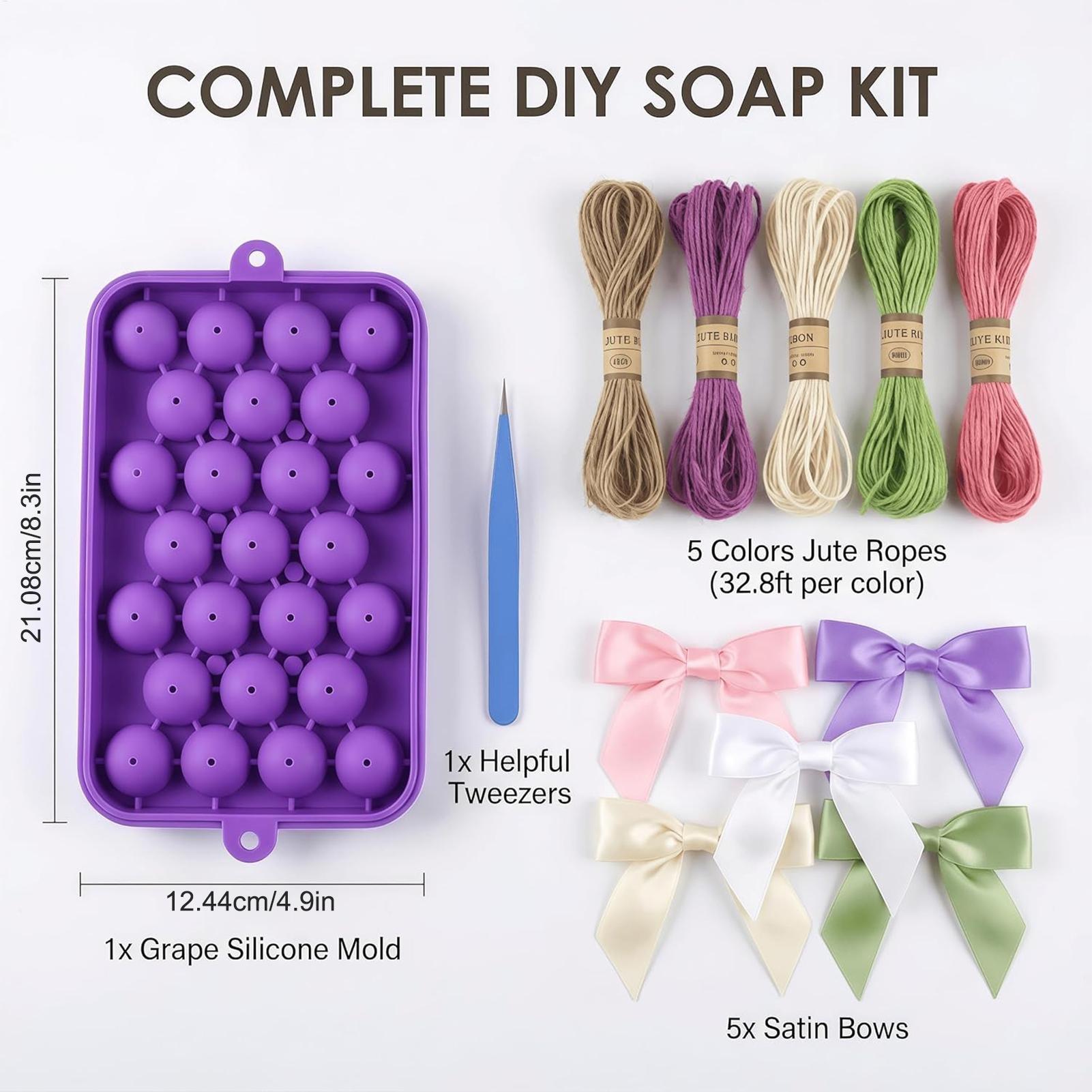 Grape Soap Mold Easy-Release F - Soap Making Kit For Beginners บทวิจารณ์และราคา