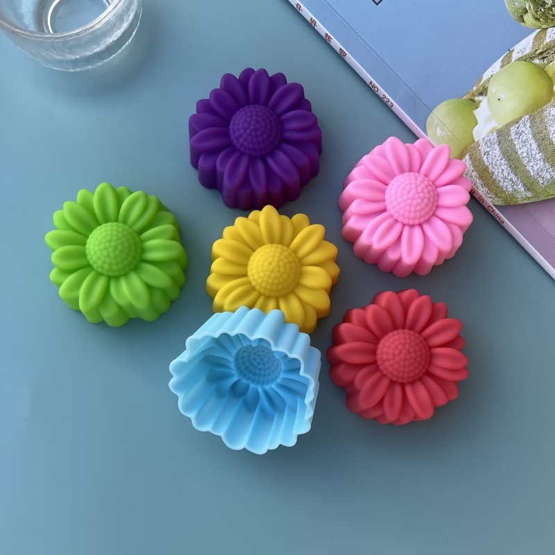 6 Pcs Set Non-Stick Flower Des - Natural Making Soap บทวิจารณ์และราคา